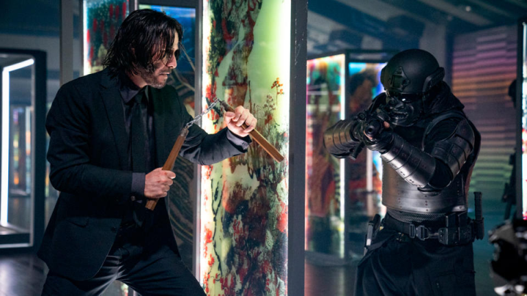 Watch Keanu Reeves Throw Down His Nunchucks In Frustration During Grueling John Wick Action Scene