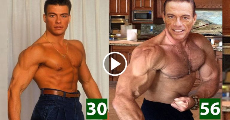 JCVD ROCKS TANK TOP & SHOW OFF ARM MUSCLES — SEE PIC – EBIOPIC