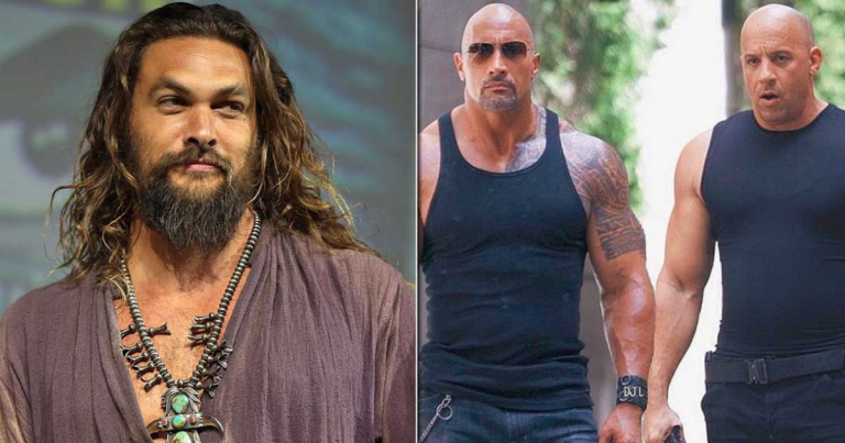 Dwayne Johnson will be replaced by Jason Momoa in Fast & Furious 10 after he refused to work with Vin Diesel.