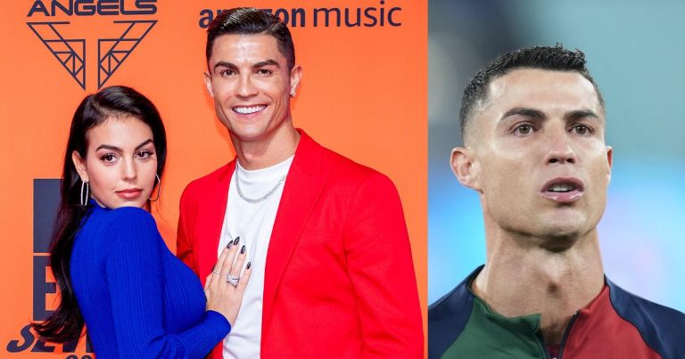 Georgina Rodriguez spotted in designer clothes and high heels as she celebrates 29th birthday with Cristiano Ronaldo and kids