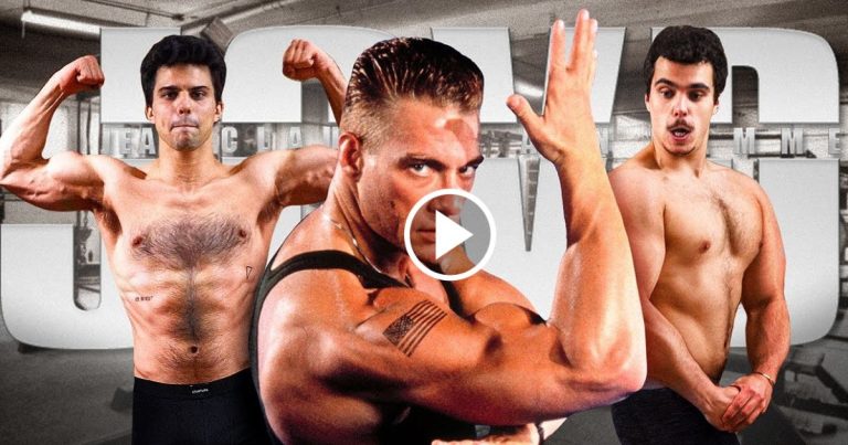 Watch These Bodybuilders Attempt Jean-Claude Van Damme’s Workouts