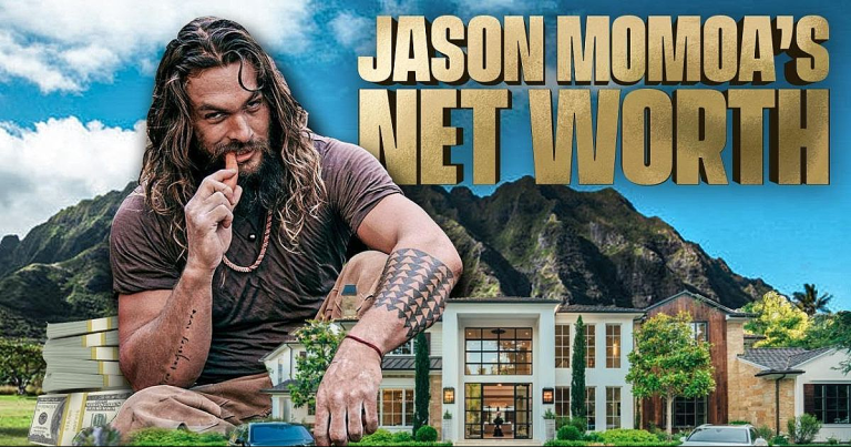 ason Momoa’s net worth is almost as intimidating as his famous role of Khal Drago in Game of Thrones.