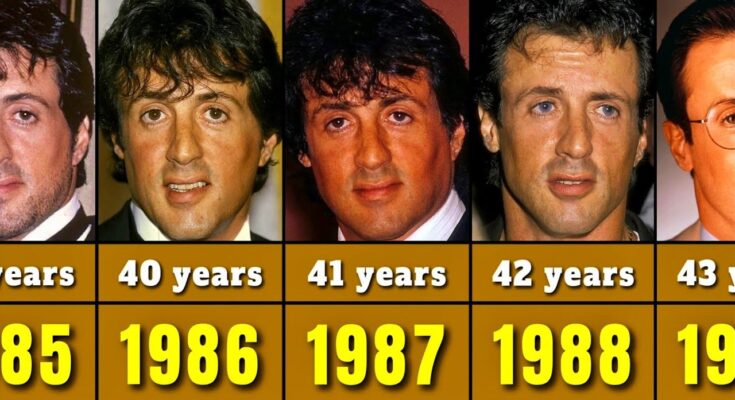 Sylvester Stallone from 1985 to 2023 – news295media