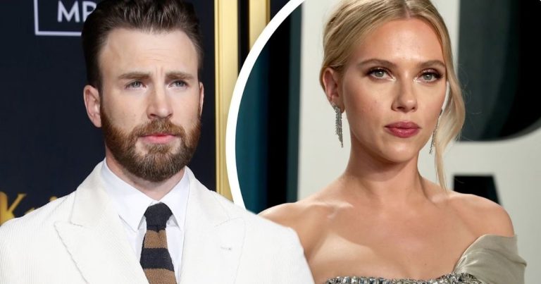 Scarlett Johansson and Chris Evans star in “Project Artemis,” a film for Apple TV Plus.