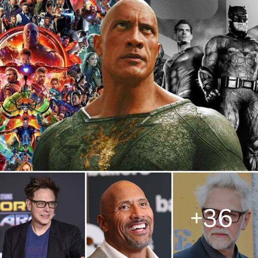 After Dwayne Johnson ‘The Rock’ Laid the Groundwork, James Gunn Confirms Marvel/DC Crossover Liƙkely Happening “in About 10 Years”