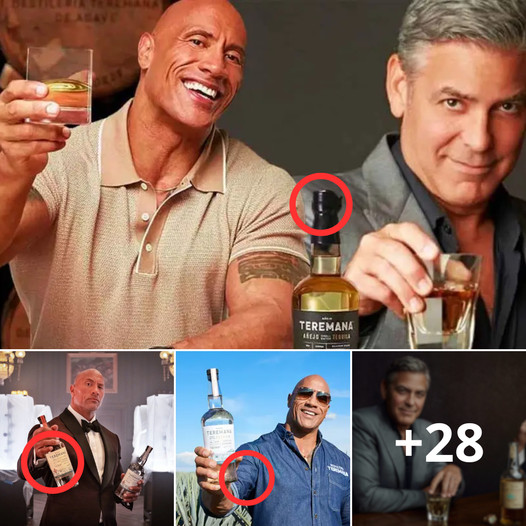 Dwayne Johnson Playfully Takes a Jab at George Clooney, Boasting His $3.5B Tequila Brand Outperformed Clooney’s ‘Casamigos’ with an Astonishing 830,000 More Cases Sold