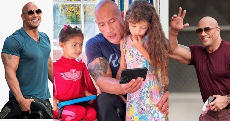 Dwayne Johnson Gives A Glimpse Of His Daddy Duties With Daughters Jasmine & Tia; See