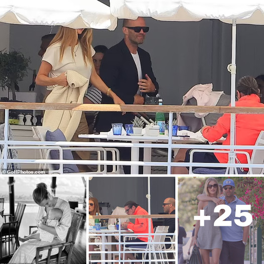 Rosie Huntington-Whiteley and Jason Statham Share a Romantic Lunch with Daughter Isabella in Beautiful France