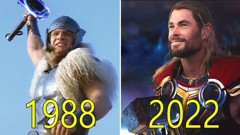 Evolution of Thor in Movies w/ Facts 1988-2023