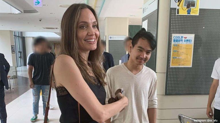 Angelina Jolie Tries Not to Cry While Dropping Son Maddox Off at College – Love Movies