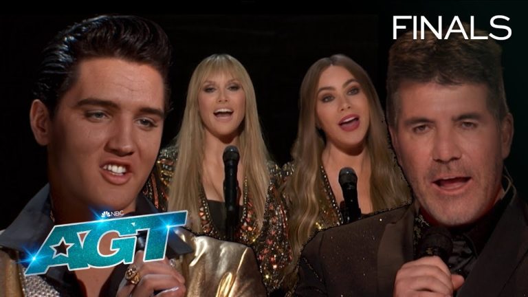 Simon, Sofia, And Heidi Perform With Elvis on America’s Got Talent!