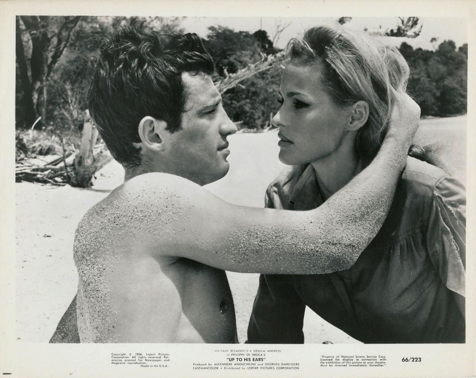 Ursula Andress and Jean-Paul Belmondo