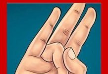 Stretch your ring finger with your thumb and hold it for a few seconds. You’ll love the reason!