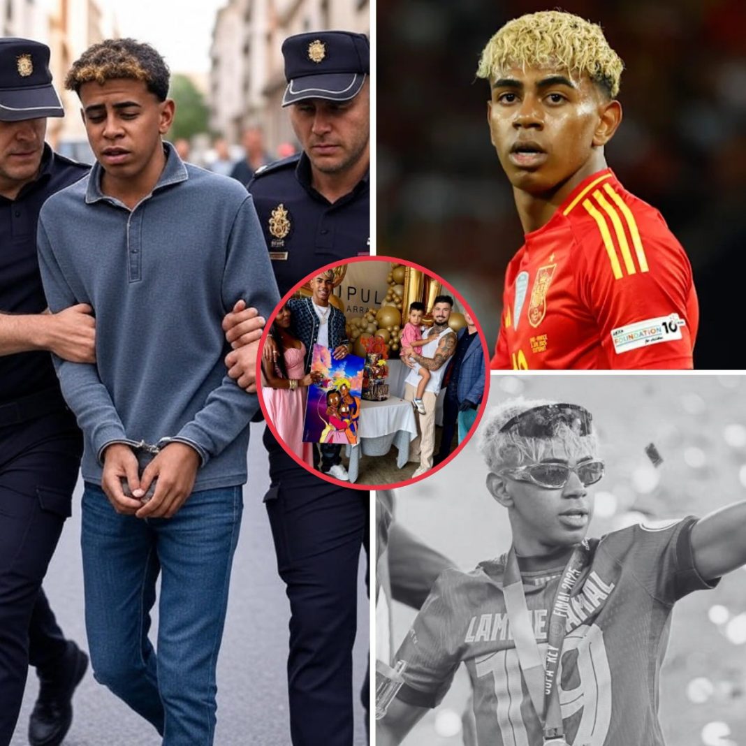 LATEST NEWS: Spanish football prodigy Lamine Yamal was suddenly investigated by the police for his birthday party, the party attracted millions of celebrities to attend, including a creepy secret about the black party, fans were disappointed with this young talent…Binbin - featured image