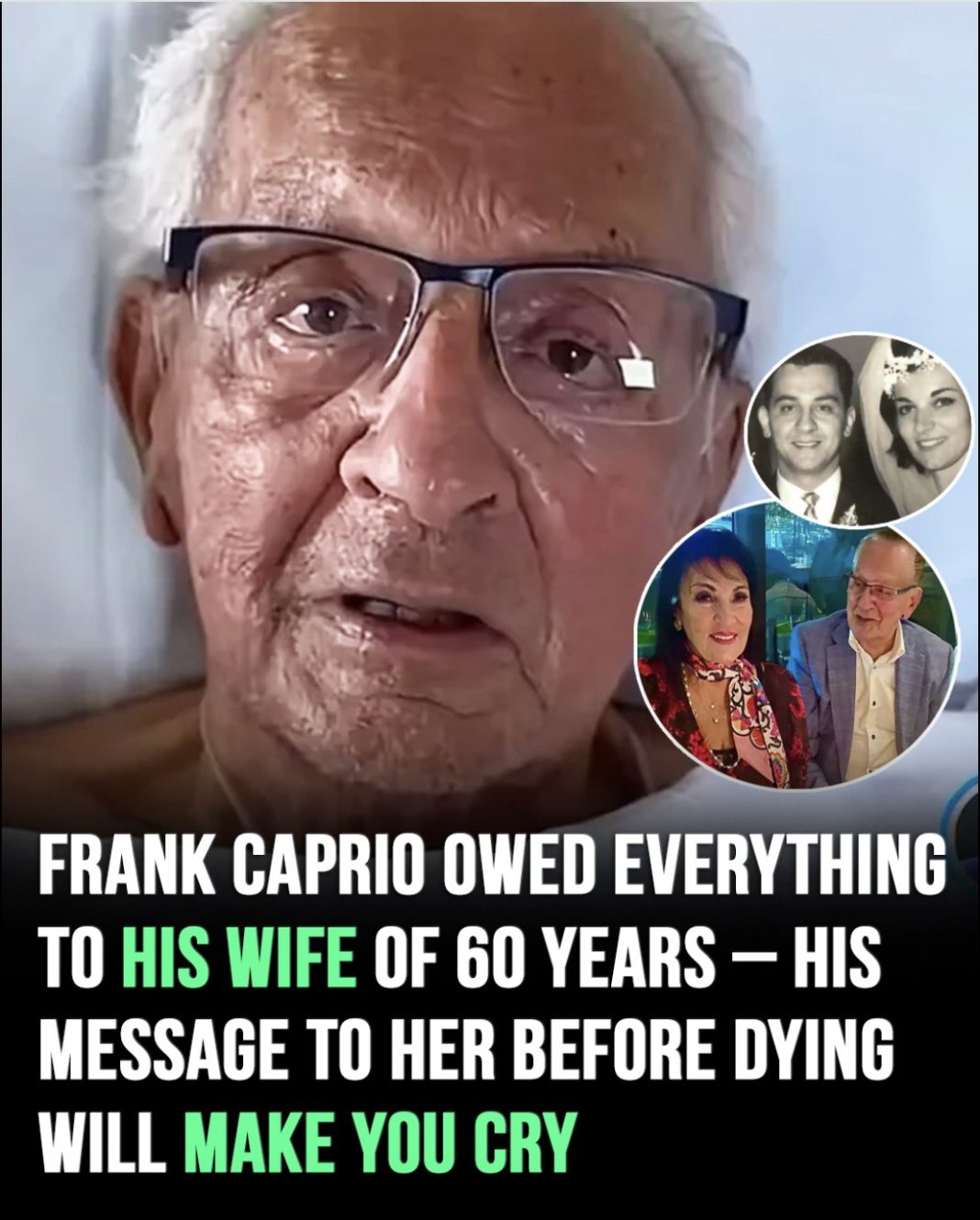 Frank Caprio owed everything to his wife of 60 years – his message to her before dyong will make you cry - featured image
