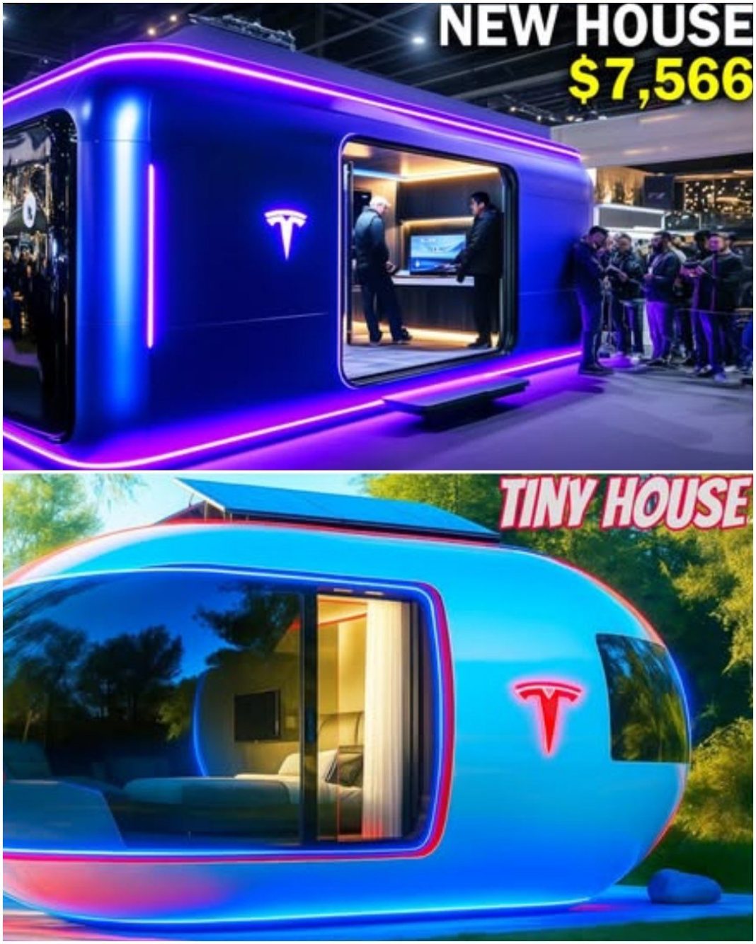 SHOCKING REVEAL Elon Musk finally launches the $7,566 Tesla Tiny House, and what’s inside this futuristic prefab home has fans around the world stunned. - NEWS - featured image