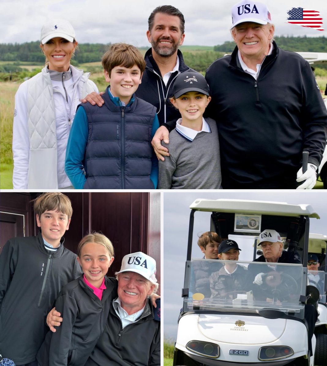 President Trump enjoys time with his grandkids while fans are buzzing about his look and spirit - featured image