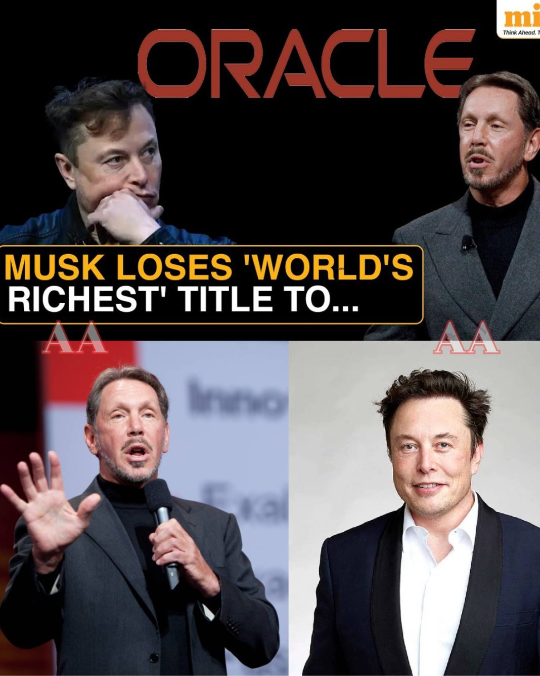 Elon Musk Shocked as Larry Ellison Leads Billion-Dollar AI Race — The Battle for Billionaire Status Heats Up in the World of Artificial Intelligence - NEWS - featured image