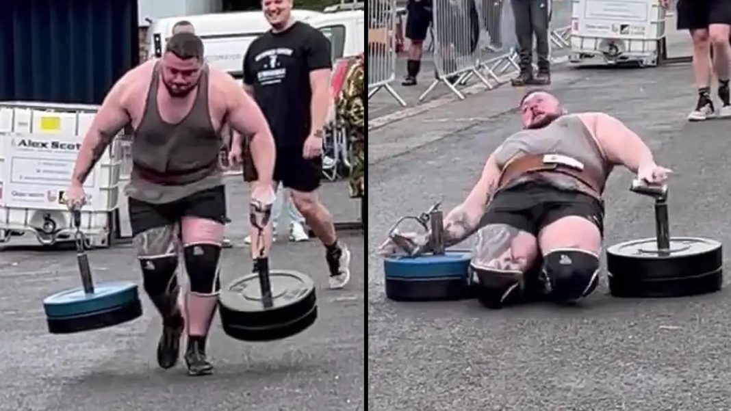 Strongman Snaps Both Tendons And Knees ‘Shoot Up Into His Thighs’ In Brutal Footage - featured image