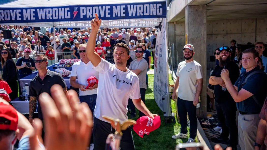 Neuroscientist explains why Charlie Kirk raised his arms after being fatally shot - featured image