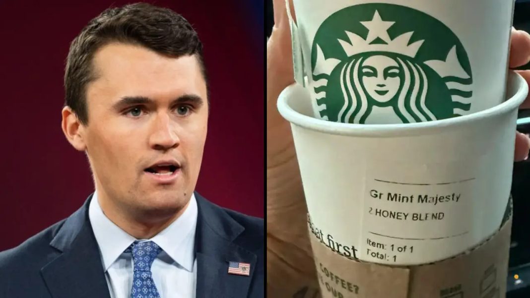 Starbucks Customer Who Ordered Charlie Kirk’s Favorite Drink Finds ‘Sick’ Message On Cup - featured image