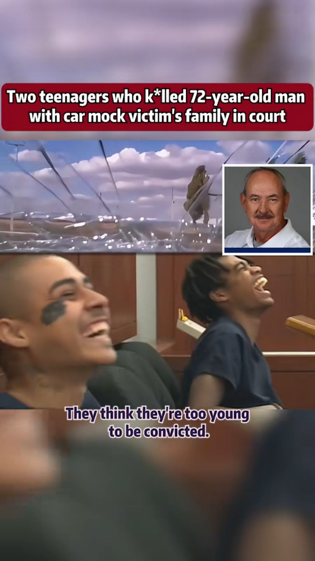 Teens Who Killed 72-Year-Old Laugh & Mock Family In Court - featured image