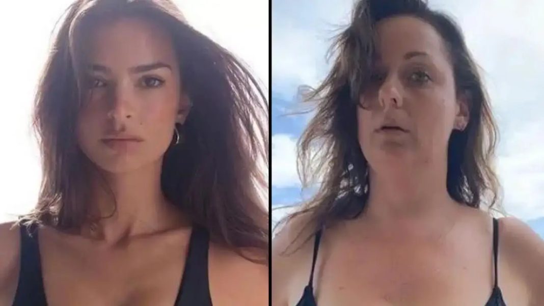 Emily Ratajkowski Asks Comedian To Stop Mimicking Her Photos - featured image