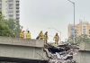 A sh0cking collision unfolded as a semi-truck slammed into a city overpass pillar A sh0cking collision unfolded as a semi-truck slammed into a city overpass pillar - featured image