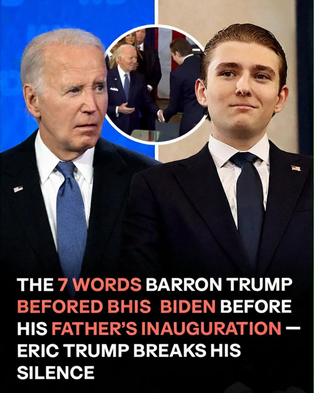 Eric Trump Finally Clarifies Barron’s Remark to Joe Biden at the 2025 Inauguration - featured image
