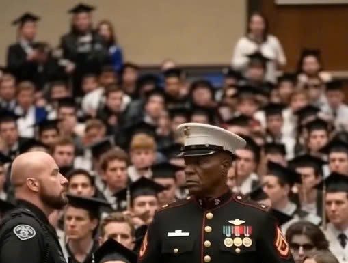 Two guards confronted a marine at his son’s graduation — what followed with six seals stunned everyone.. News US 247 - featured image