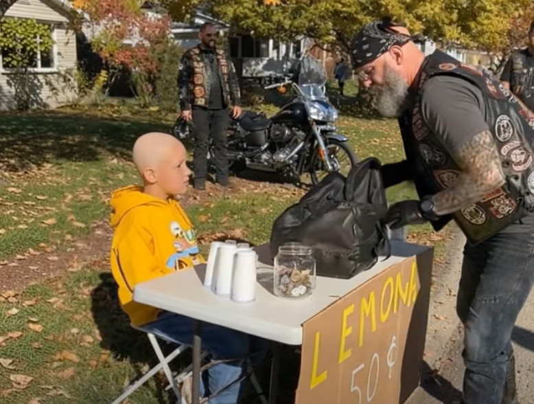 Search Results for: Dying boy's lemonade stand was empty until bikers saw what his sign really said underneath “50 cents.” - featured image Search Results for: Dying boy's lemonade stand was empty until bikers saw what his sign really said underneath “50 cents.” - featured image
