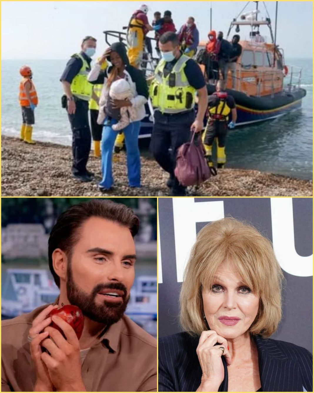 “THEY SAID WHAT OTHERS WOULDN’T DARE!” Joanna Lumley and Rylan Clark just blew up British TV — sparking a massive national debate after fearlessly speaking their minds live on air. - featured image