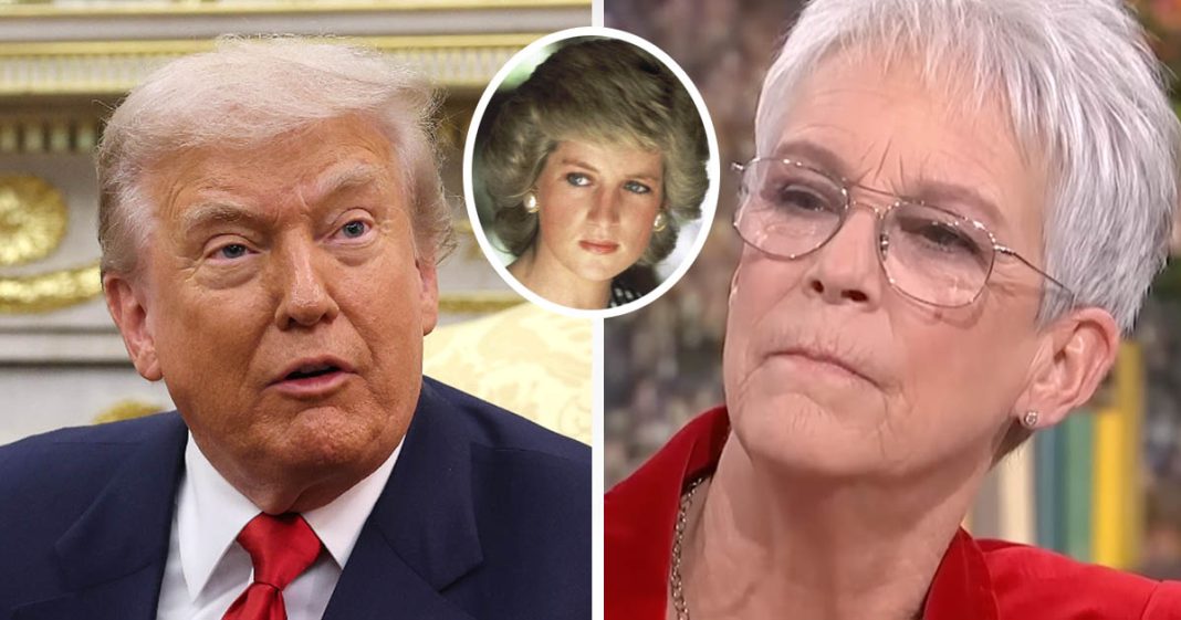 Jamie Lee Curtis breaks down in tears as she compares Donald Trump to Princess Diana - featured image Jamie Lee Curtis breaks down in tears as she compares Donald Trump to Princess Diana - featured image