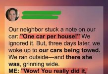 Our Meddling Neighbor Had Our Cars Towed from Our Own Driveway—She Quickly Regretted It Our Meddling Neighbor Had Our Cars Towed from Our Own Driveway—She Quickly Regretted It - featured image