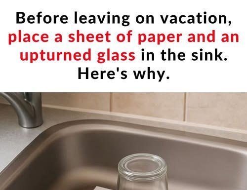 The Simple Sink Trick You Should Do Before Leaving for Vacation The Simple Sink Trick You Should Do Before Leaving for Vacation - featured image
