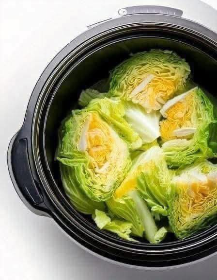 Put raw cabbage wedges in a slow cooker with these 3 ingredients. It’ll wow you.. - featured image Put raw cabbage wedges in a slow cooker with these 3 ingredients. It’ll wow you.. - featured image