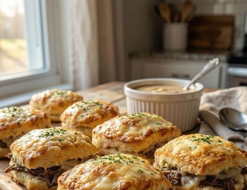 A Comforting Biscuit Recipe With Classic French Dip Inspiration A Comforting Biscuit Recipe With Classic French Dip Inspiration - featured image