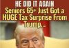 Seniors 65+ Just Got a HUGE Tax Surprise From Trump Seniors 65+ Just Got a HUGE Tax Surprise From Trump - featured image
