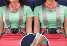 Why Flight Attendants Sit on Their Hands During Takeoff and Landing Why Flight Attendants Sit on Their Hands During Takeoff and Landing - featured image