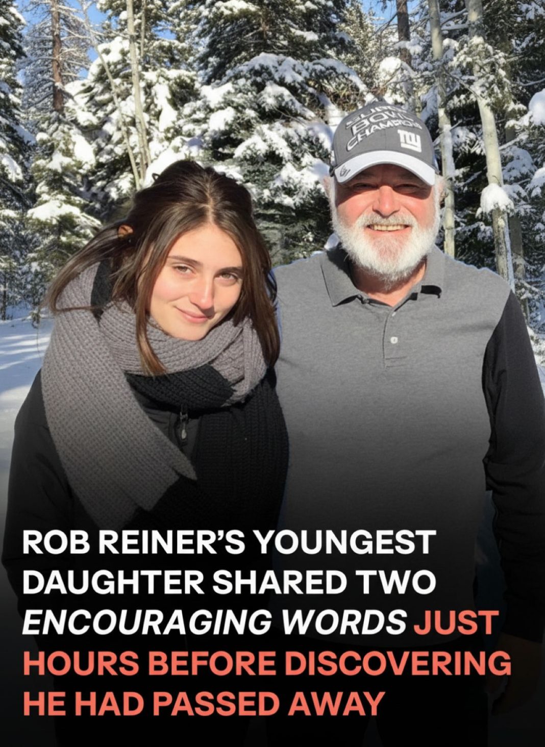 Search Results for: A Heartfelt Post: Rob Reiner’s Daughter Showed Support for Her Father Shortly Before Devastating News - featured image Search Results for: A Heartfelt Post: Rob Reiner’s Daughter Showed Support for Her Father Shortly Before Devastating News - featured image