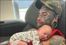 Dad With 240 Tattoos Faces Backlash As People Think He Is A Horrible Father – Then His Wife Reveals The Truth Dad With 240 Tattoos Faces Backlash As People Think He Is A Horrible Father – Then His Wife Reveals The Truth - featured image