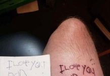 A father gets his daughter’s final drawing tattooed on his body after she loses her battle with cancer. A father gets his daughter’s final drawing tattooed on his body after she loses her battle with cancer. - featured image
