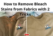 How to Remove Bleach Stains from Fabrics with 2 Tricks How to Remove Bleach Stains from Fabrics with 2 Tricks - featured image
