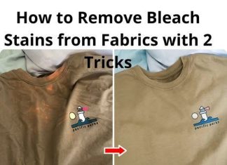 How to Remove Bleach Stains from Fabrics with 2 Tricks How to Remove Bleach Stains from Fabrics with 2 Tricks - featured image