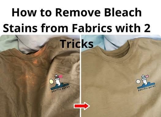 How to Remove Bleach Stains from Fabrics with 2 Tricks How to Remove Bleach Stains from Fabrics with 2 Tricks - featured image