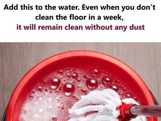 Add This to Your Mop Water—And Keep Your Floors Dust-Free for a Week Without Cleaning Add This to Your Mop Water—And Keep Your Floors Dust-Free for a Week Without Cleaning - featured image