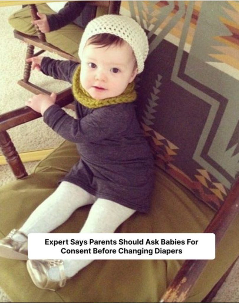 Experts Suggest Asking Babies for Consent During Diaper Changes - featured image Experts Suggest Asking Babies for Consent During Diaper Changes - featured image