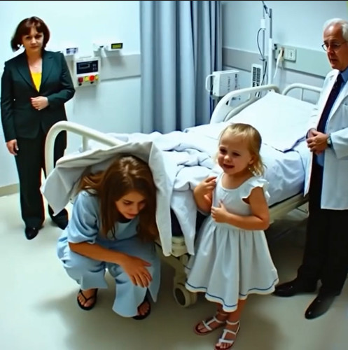 My daughter whispered that I should hide under the hospital bed—just minutes after I gave birth. The room above felt distant and dreamlike, as if I were watching someone else’s life unfold. The cool floor pressed against my cheek, reminding me of the present. My heart raced, each beat echoing loudly in the quiet room. Emily stayed by the door, her tiny frame standing firm, a brave shield between me and the unknown. I noticed her sparkly shoes, her favorite. “Where is she?” the doctor’s voice cut through the tension, calm but urgent. - featured image My daughter whispered that I should hide under the hospital bed—just minutes after I gave birth. The room above felt distant and dreamlike, as if I were watching someone else’s life unfold. The cool floor pressed against my cheek, reminding me of the present. My heart raced, each beat echoing loudly in the quiet room. Emily stayed by the door, her tiny frame standing firm, a brave shield between me and the unknown. I noticed her sparkly shoes, her favorite. “Where is she?” the doctor’s voice cut through the tension, calm but urgent. - featured image