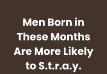 Men Born in These Months Are More Likely to St.r.a.y. Check if your husband is in the list Men Born in These Months Are More Likely to St.r.a.y. Check if your husband is in the list - featured image