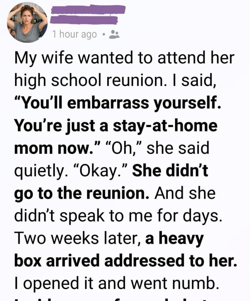 I Thought She Did “Nothing” All Day — Then a Single Box Proved Me Wrong - featured image I Thought She Did “Nothing” All Day — Then a Single Box Proved Me Wrong - featured image